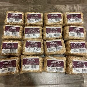 Mini Straw Bale Lot Fall Decor Crafts